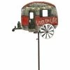 Cheap 💯 Gerson Company 63-In Tall Solar Powered, Rustic Style Metal Camper Yard Stake With Wind Spinner 👏