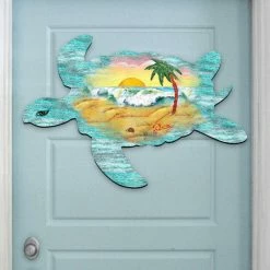 New 🛒 AMonogramart Turtle Scenic Door Hanger 🤩 -Outdoor Decor Shop fa21dd3d0e87c050 8926 w800 h800 b0 p0