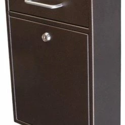 Discount ⌛ Prime Mailboxes Mail Boss Epoch Wall Mount Locking Security Drop Box, Bronze 😉