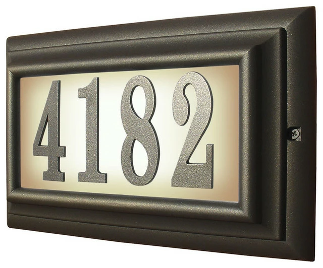 Cheap π₯° QualArc Edgewood Large Lighted Address Plaque In Oil Rub Bronze Frame Color π€© 1 Cheap π₯° QualArc Edgewood Large Lighted Address Plaque In Oil Rub Bronze Frame Color π€©