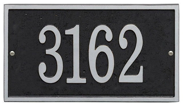 Deals β¨ WHITEHALL Address Sign House Number Plaque, Rectangle - Black/Silver π 1 Deals β¨ WHITEHALL Address Sign House Number Plaque, Rectangle - Black/Silver π