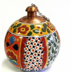 Coupon 👏 Tierra Fina Talavera Style Table Top Torch, Made In Mexico, Cancun 💯