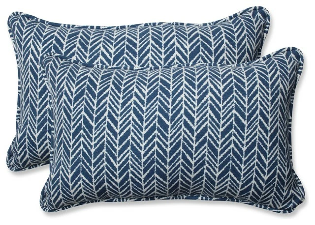 Best deal π Pillow Perfect Inc Out/Indoor Herringbone Rectangular Throw Pillow, Set Of 2, Ink Blue β€οΈ 1 Best deal π Pillow Perfect Inc Out/Indoor Herringbone Rectangular Throw Pillow, Set Of 2, Ink Blue β€οΈ