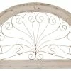 Wholesale 🥰 Mexican Imports Half Arch- Architectural Farmhouse Decor, Vintage White 🎉