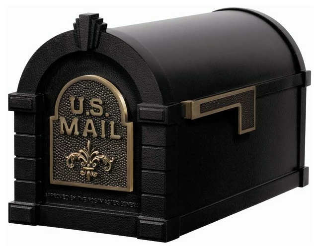 Flash Sale βοΈ Gaines Mfg Keystone Curbside Black Mailbox, Antique Bronze, Fleur-De-Lis π₯ 1 Flash Sale βοΈ Gaines Mfg Keystone Curbside Black Mailbox, Antique Bronze, Fleur-De-Lis π₯