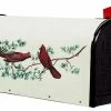 Deals ⭐ Blue Grass Woods Bacova Fiberglass Wrapped Mailbox, Cardinalpine ✔️
