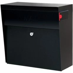 Cheap 😍 Mail Boss Metro Security Locking Wall Mount Mailbox, Black ✨
