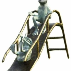 Deals 😉 SPI Sliding Frogs Garden Sculpture ✨