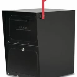 Cheap 🤩 Architectural Mailboxes Oasis Locking Post Mount Mailbox, Black 🥰