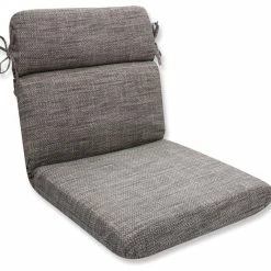 Wholesale 🎉 Pillow Perfect Inc Remi Lagoon Rounded Corners Chair Cushion, Brown 🔔