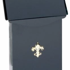 Flash Sale ⭐ Solar Group Gibraltar City Classic Vertical Wall Mount Mailbox, Black Satin ❤️