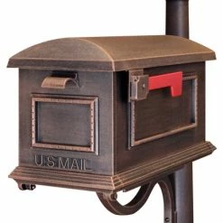 Cheapest 🌟 Special Lite Products Company Special Lite Traditional Curbside Post Mount Mailbox, SCT-1010, Copper ⭐