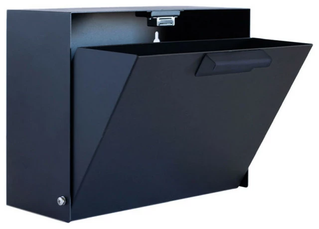 New π€© Modern Aspect Cubby Wall Mounted Mailbox W/ House Numbers, Black, Without Numbers π₯ 1 New π€© Modern Aspect Cubby Wall Mounted Mailbox W/ House Numbers, Black, Without Numbers π₯