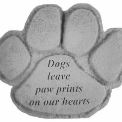 Outlet 😍 Kay Berry Inc "Dogs Leave Paw Prints" Garden Stone 🧨
