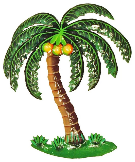 Buy π Tiki Coconut Tropical Palm Tree Haitian Metal Art π 1 Buy π Tiki Coconut Tropical Palm Tree Haitian Metal Art π