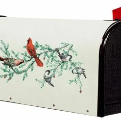 Cheap 😉 Blue Grass Woods Bacova Fiberglass Wrapped Mailbox, Largesongbirds ⌛